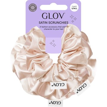 Scrunchies 3 Pack S/M/L - Champagne