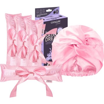 COOLCURL Sweet Dreams Satin Set - Pink