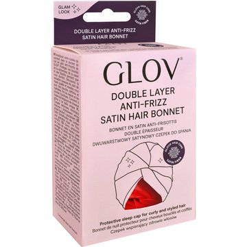 Double Layer Satin Bonnet - Red