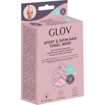 Double-Sided Sports Hair Wrap - Pink