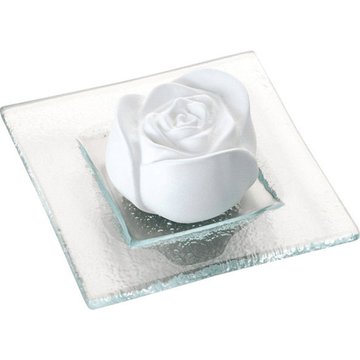 Diffusore "Bocciolo di Rosa" con Piattino di Vetro
