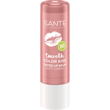 Smooth Color Kiss Tinted Lip Balm - Soft Coral
