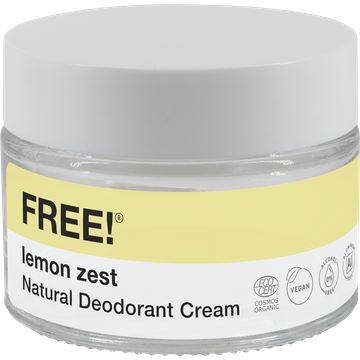 Natural Deodorant Cream Lemon Zest