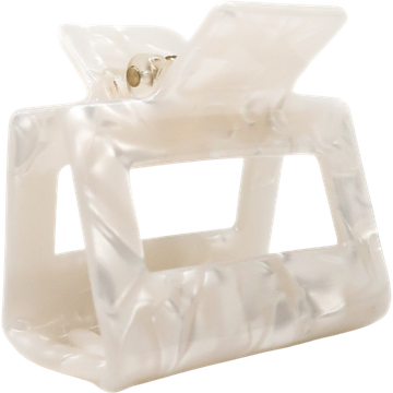 Molletta per Capelli - White Marble