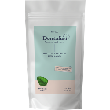 Sensitive & Whitening Tooth Powder Soothing Mint