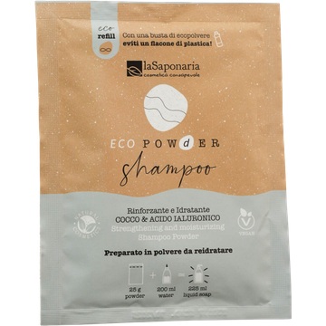 EcoPowder Shampoo in Polvere Rinforzante