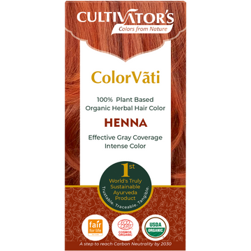 ColorVãti Organic Herbal Hair Color - Henna