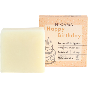 Bagnoschiuma Solido "Happy Birthday" - Eucalipto Citrato