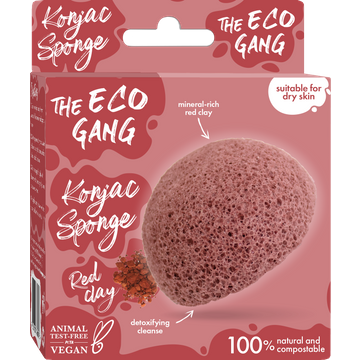 Konjac Sponge - Red Clay