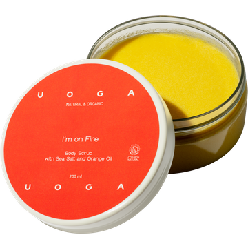 Natural Body Scrub "I'm on Fire"