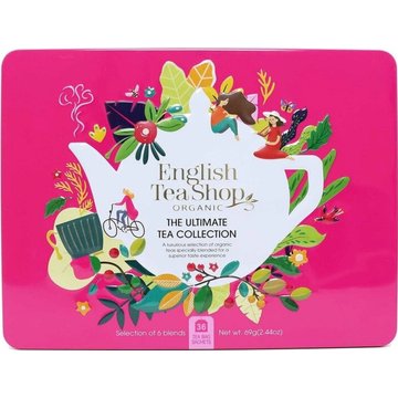 Selezione Bio in Box di Metallo - The Ultimate Tea Collection Pink