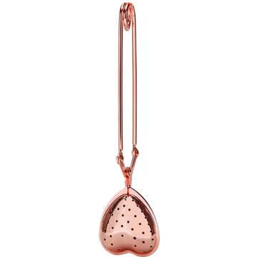 Infusore a Pinza per Tè - Cuore - Rosé gold
