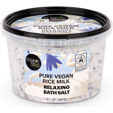 Relaxing Bath Salt Pure Vegan Rice Milk