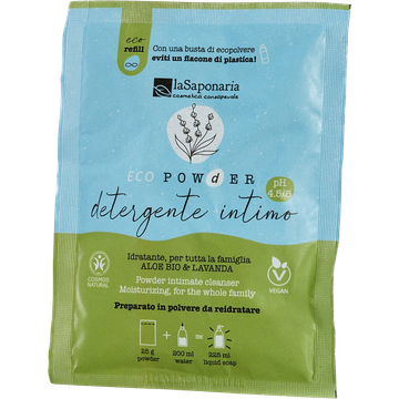 EcoPowder - Refill Detergente Intimo Aloe Bio e Lavanda