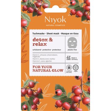 Maschera in Tessuto Protettiva Detox & Relax
