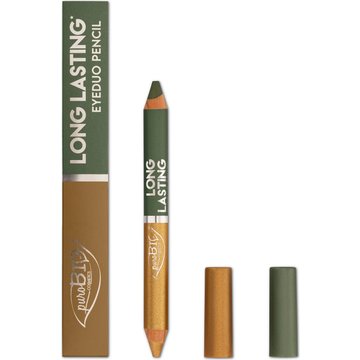 Long Lasting Kingsize Eyeduo Pencil - 102L - Gold/Moss Green