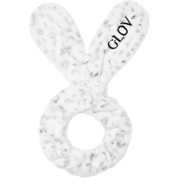 Bunny Ears Headband - 2in1 Hair Protecting Headband & Hair Tie - Snow panther