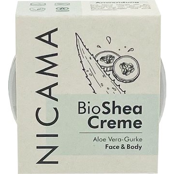 Crema al Burro di Karité Bio, Aloe Vera e Cetriolo