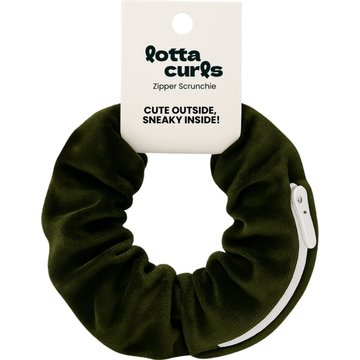 Scrunchie con Zip - Olive