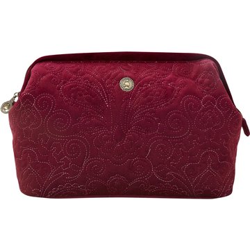 Samt Quilty Days - Necessaire Cooper in Velluto - Extra Grande - Rosso