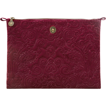 Samt Quilty Days - Pochette Charly - Grande - Rosso