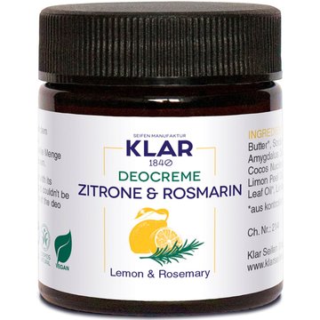Deodorante in Crema Limone & Rosmarino