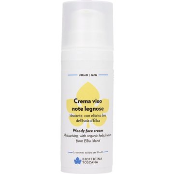 uomo Crema Viso Idratante - Note legnose