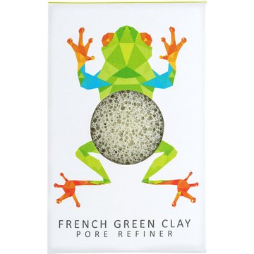 Rainforest Frog Mini Face Puff with Green French Clay