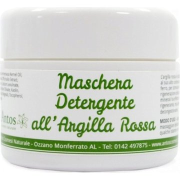Maschera Detergente all'Argilla Rossa
