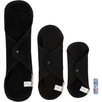 Set Prova di Assorbenti Riutilizzabili - Black