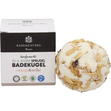 Bomba da Bagno Effervescente Bio - arancia e chiodi di garofano