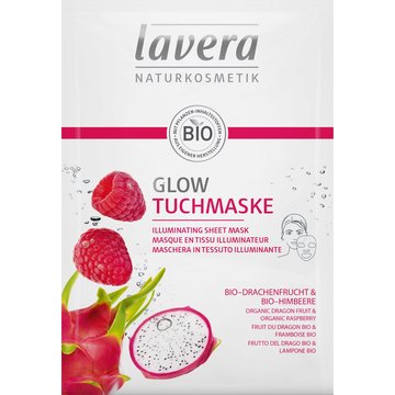 Maschera Illuminante in Tessuto con Dragoncello Bio e Lampone Bio