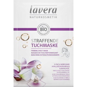 Maschera Rassodante in Tessuto con Acido Ialuronico e Olio di Karanja