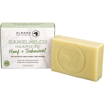 Sapone per Capelli al Latte di Cammello - Canapa e Tea Tree Oil