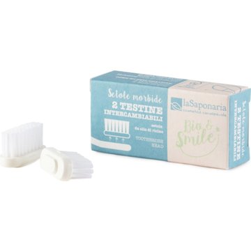 Bio&Smile - Testine Intercambiabili per Spazzolino - setole morbide
