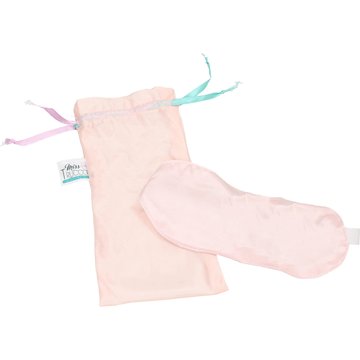 Mascherina Occhi in Seta al 100% - rosa
