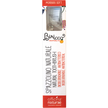 Spazzolino da Denti Sostenibile per Bambini con Setole d'Argento - Light Blue