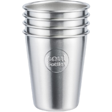 Soulcup Steel - Capacità 4x 0,3 l