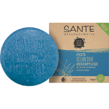 Gel Doccia Solido all'Aloe Biologica e Sale Marino