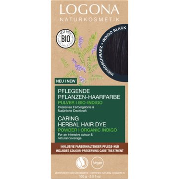 Colore in Polvere per Capelli a Base di Erbe Indigo