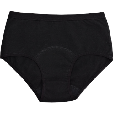 Mutandine Mestruali Nere - Flusso Medio - XS Black