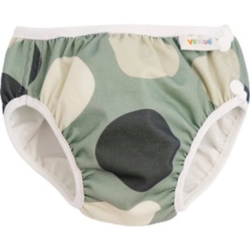 Pannolino-Mutandina da Bagno L - Green shapes