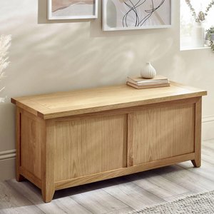 View Mallory storage bench - oak View Mallory storage bench - oak