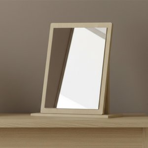 View Knightsbridge dressing mirror - small - light oak
