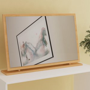 View Monaco dressing mirror - large - modern oak