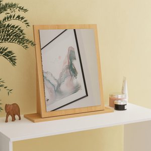 View Monaco dressing mirror - small - modern oak
