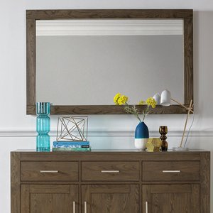 View Turin dark oak landscape mirror
