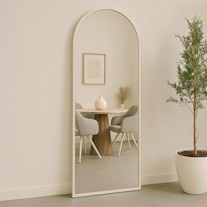 View Brix lauren leaner mirror - arch - off white - glass - 80cm x 200cm