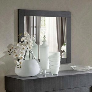 View Montecarlo wall mirror - grey koto high gloss