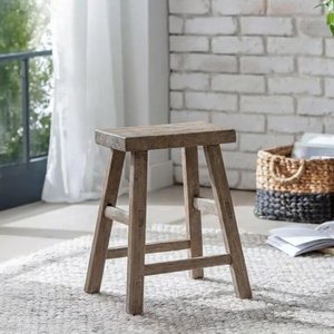 View Unique one of a kind - stool - rustic natural - elm wood View Unique one of a kind - stool - rustic natural - elm wood